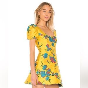 LPA floral mini dress.